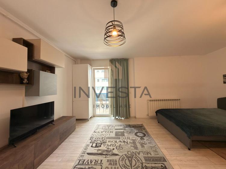 Apartament 1 camera 43 mp cu balcon, etaj intermediar, Andrei Muresanu
