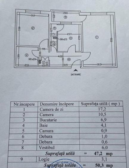 Apartament 2 camere decomandat