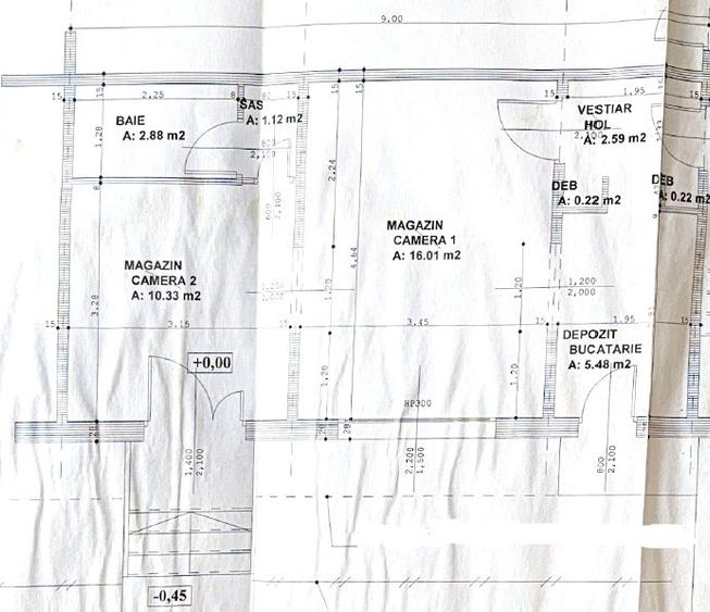 Spatiu comercial/birou, 38 mp, zona Micro III - Turda