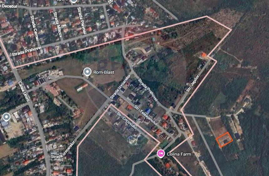 Teren 1430 cu autorizație pentru 2 case | Casă ridicată la roșu