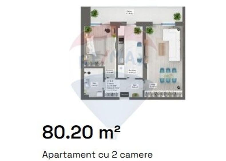 VANZARE Apartament cu 2 camere in zona Pipera Nobel Art Apartaments