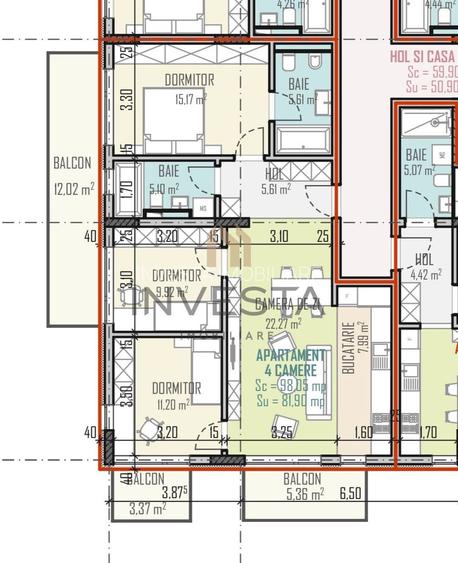 Apartament cu 4 camere într-un proiect exclusivist NOU - Calea Turzii - 1