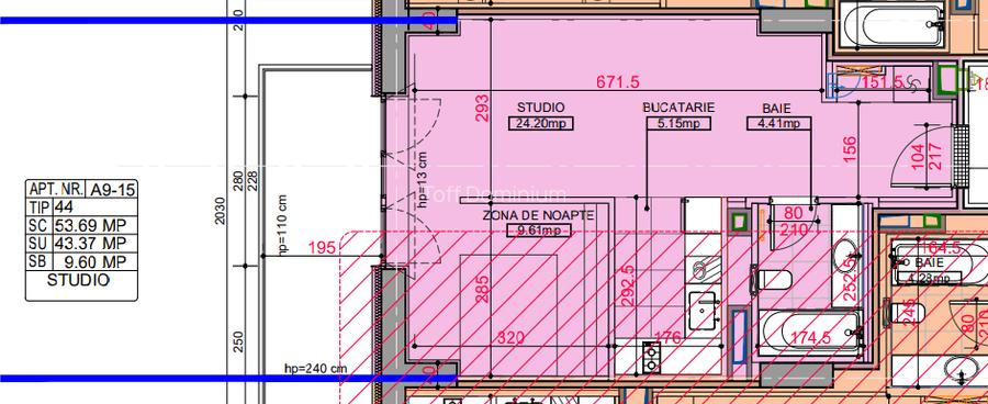Apartament Tip Studio 2 Camere A 9.15 | One High District - 4