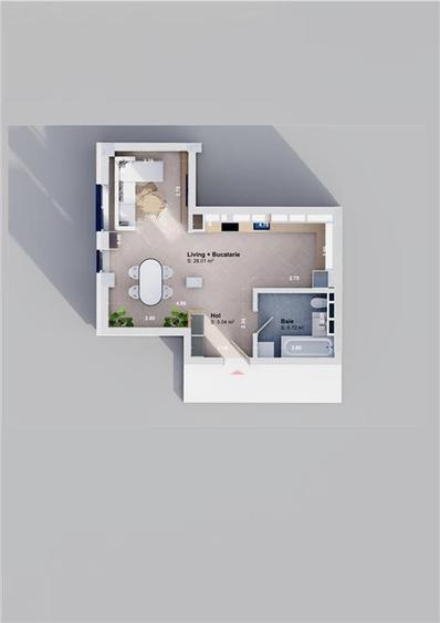 Pacurari-Rediu apartamente cu o camera in complex nou