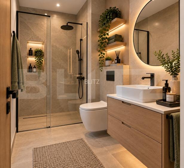 Apartament 2 camere, 51.40 mp, zona