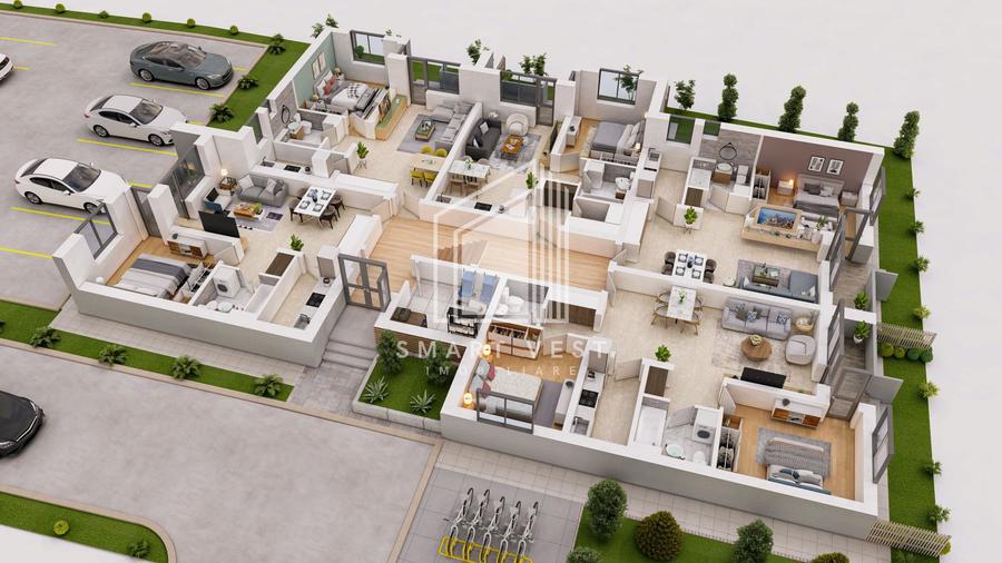 Apartamente noi de vanzare | 2 si 3 camere | Zona Semicentrala
