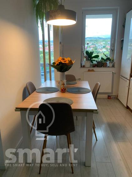 Apartament 2 camere 59mp+ terasa complex rezidential Borhanci