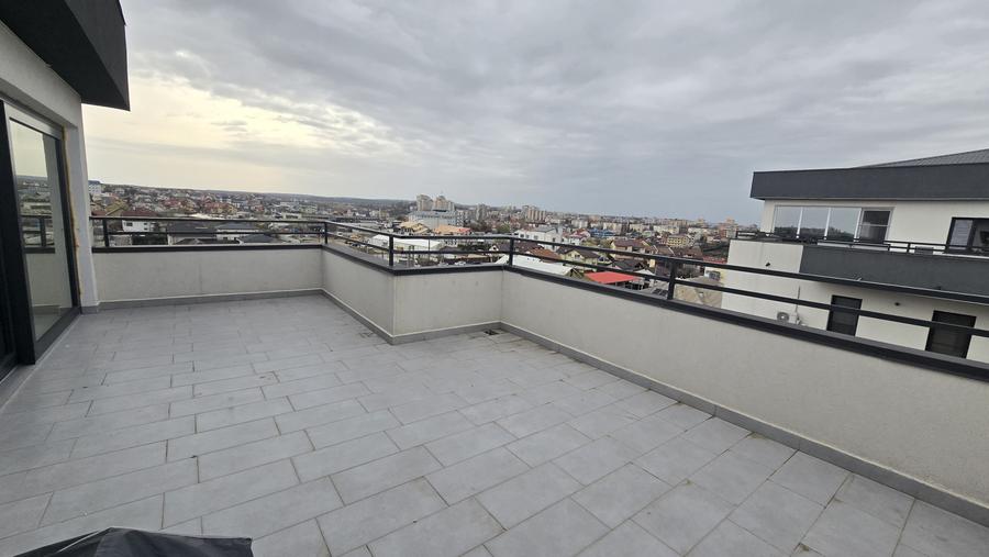 Penthouse 2 camere + birou, terasă, bloc nou, parcare – Craiovei