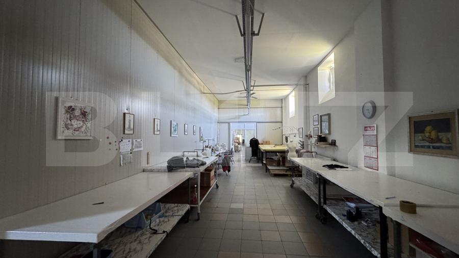 Fabrică de confecții textile activă, 1.600 mp, 11.720 mp teren, Răcari