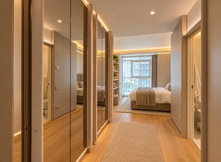 Apartament deosebit cu vedere la lacul Floreasca în Up-Site,3 parcări valabile