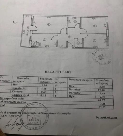 Apartament 3 camere PIATA NOUA