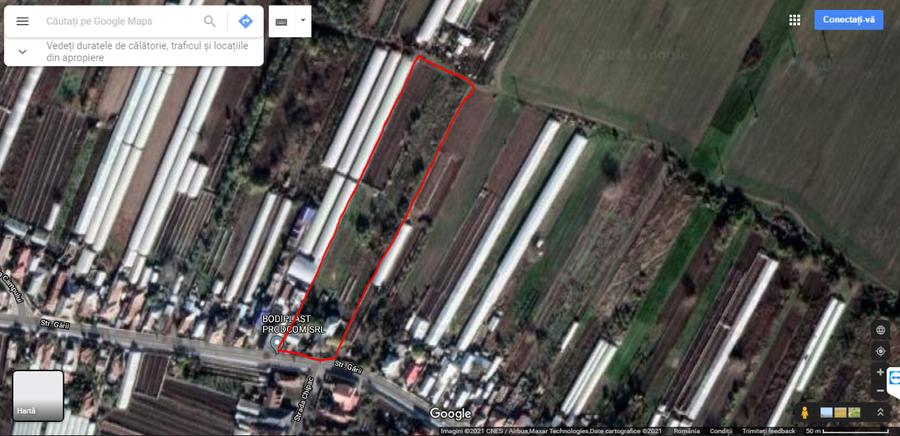 Vidra, teren intravilan 4.800 mp (sau 1.200 mp)