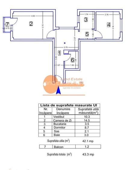 2 Camere Decomandat | Centrală Proprie | Metrou Romancierilor | Drumul Taberei - 10