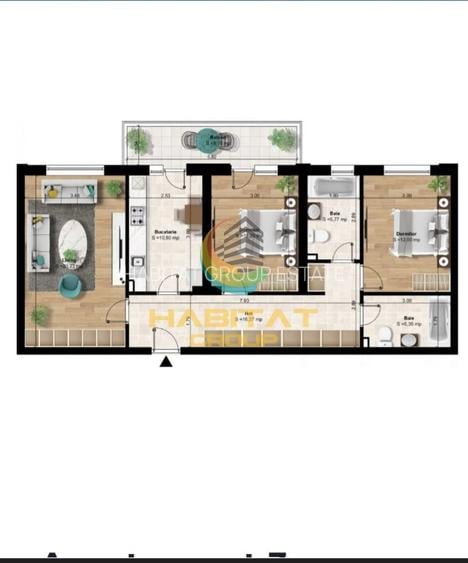 Apartament 3 camere la 500 de metri de Metrou Berceni - 13