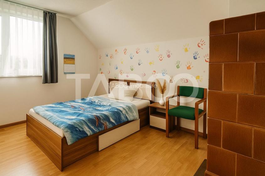 Casa 4 camere individuala cu curte de 550 mp 2 bai Cristian Sibiu - 8