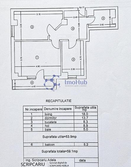 Apartament 2 camere | Complexul Soleia, Valea Lupului | 59 mp