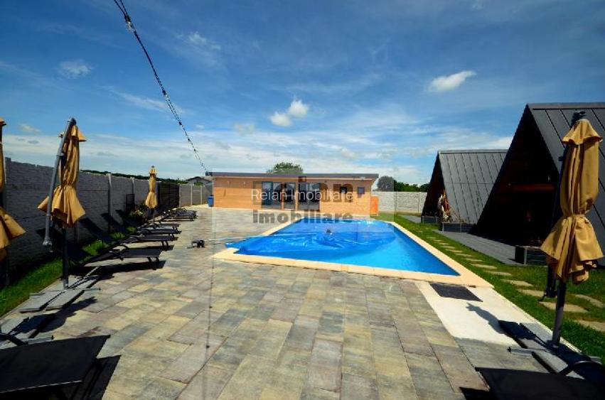 Gruiu, Complex Turistic De Vânzare, 4 Cabane A-frame, Piscină, Spatiu - 6