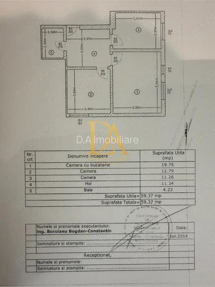Apartament 3 camere 60 mp Str. Rezervelor 54 Chiajna  (copie) - 9