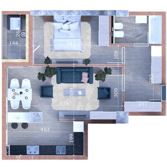 Apartamente noi de vanzare Iasi- 2 camere zona Copou, TVA inclus