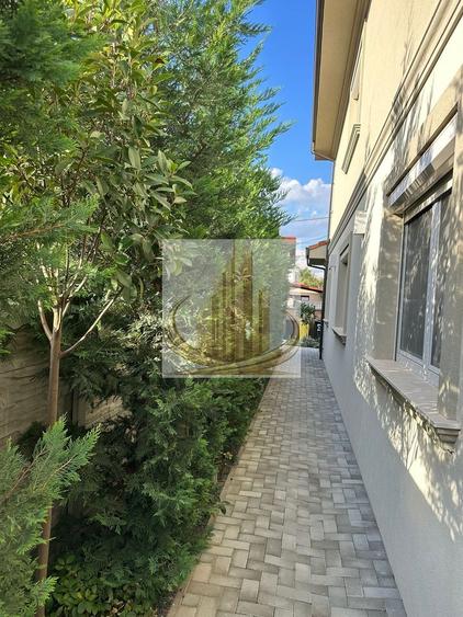 Casa in stil mediteranean, ultrafinisată 5 camere, 3 bai + curte.