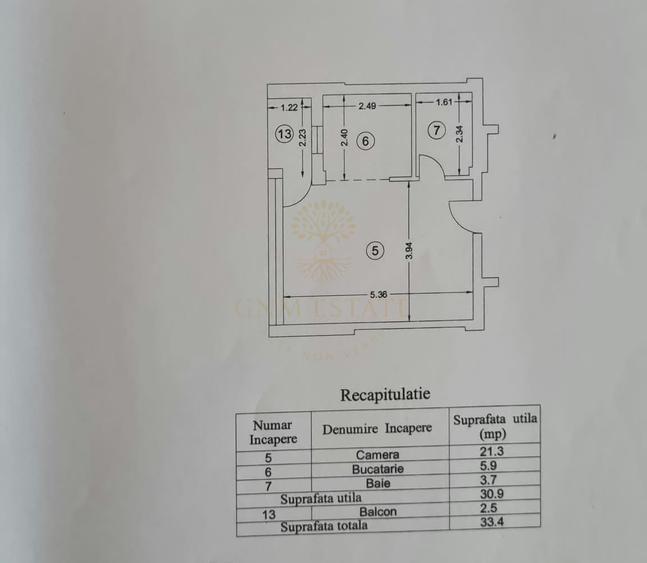 Garsoniera | Bloc Nou | Metrou Gorjului