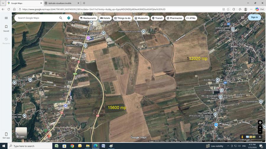 (305) Teren pentru afaceri Albota, Arges