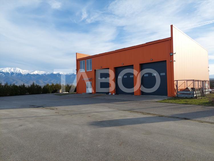 Hala industriala de vanzare cu teren de 12000 mp Bradu Sibiu