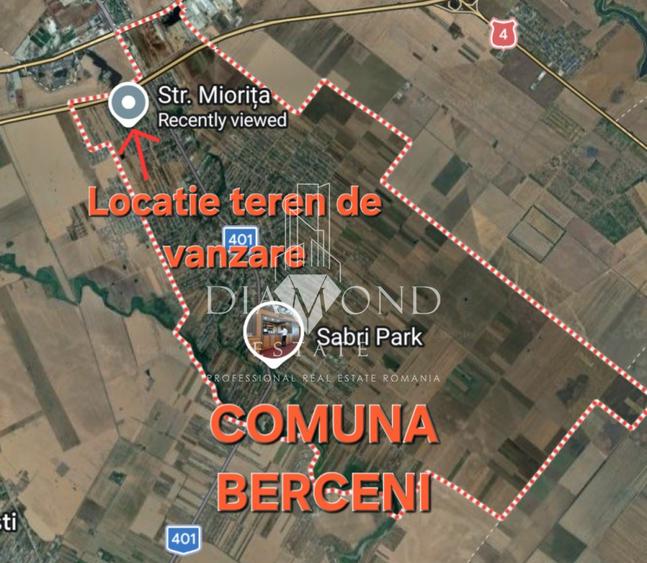 0% Comision | Teren intravilan 500mp Berceni - Strada Miorita dubla deschidere