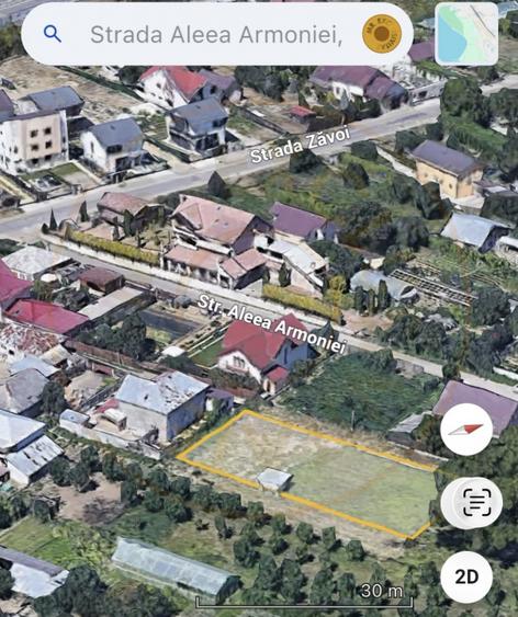 Teren 648 m2 intravilan Stefanesti Strada Armoniei