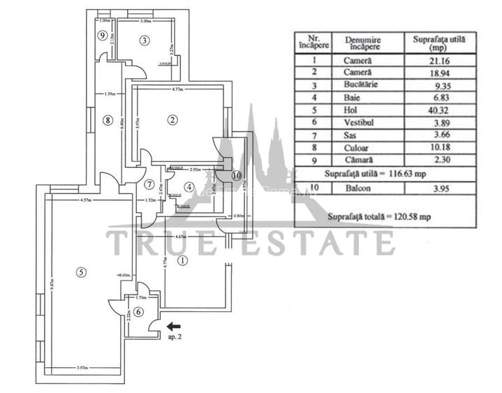 Apartament superb, in vila interbelica renovata, in zona Plantelor - 16