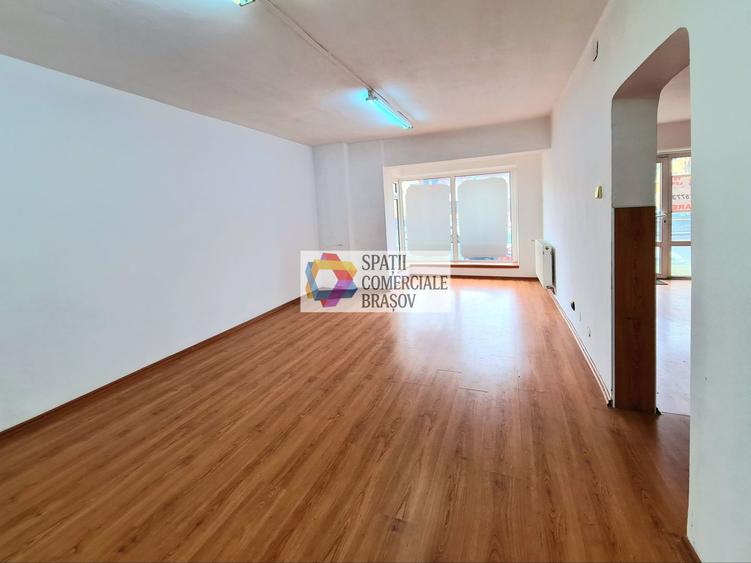 Spatiu comercial de vânzare cu vad Brașov - 57 mp # spatii-comerciale-brasov.ro