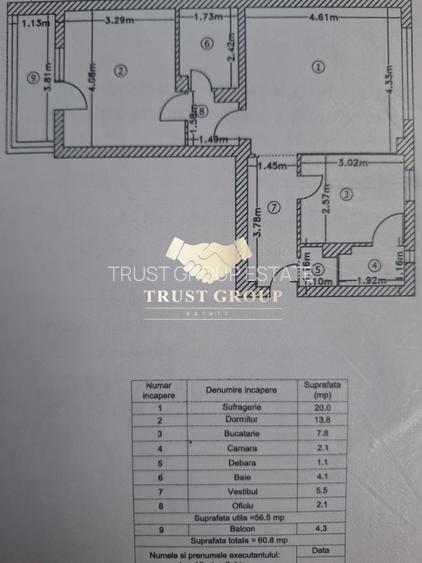 Apartament 2 camere | Cf 1 Sporit | Loc de parcare ADP | Etaj 3/4 | Vidin - 5
