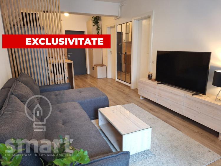 Apartament 2 camere de vânzare finisat premium mobilat și utilat Fabrici 105