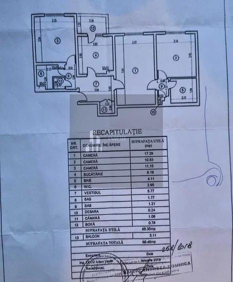 Apartament 3 camere 72 mp/ boxa / 2 bai/ | Liviu Rebreanu |