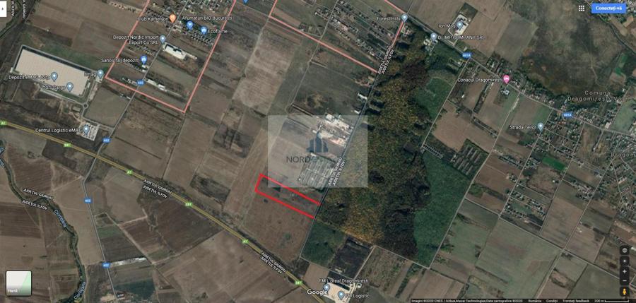 Teren 32000 mp in comuna Joita, deschidere la asfalt si padure