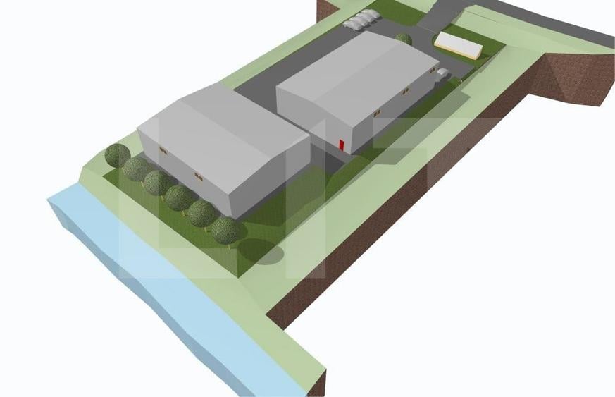 Hale industriale 900mp utili,teren de 2800mp, Centura Valcele-Apahida