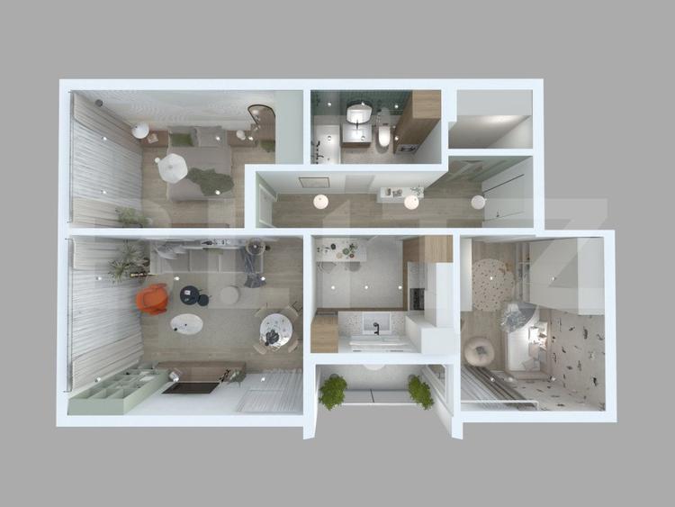 Apartament 3 camere, 72mp BLOC NOU CU LIFT în Sebes