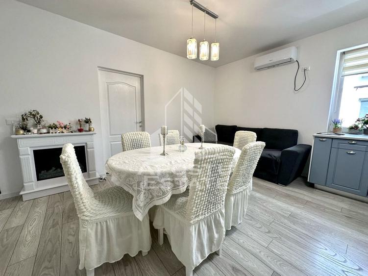 Apartament cu 3 camere de vanzare, mobilat, etajul 2, Giroc, Timis