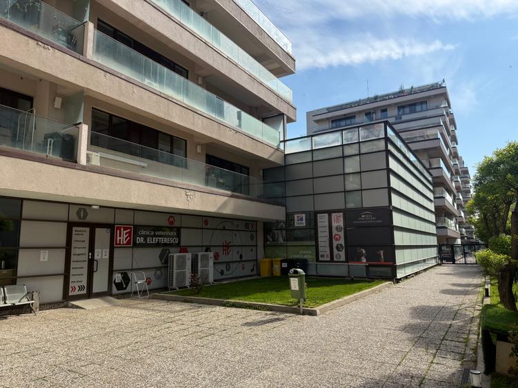 Spațiu open space 457 mp, vitrat, cu multiple posibilități de amenajare.