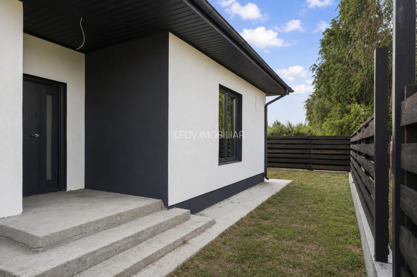 Casă individuală 142mp, 750mp teren, Ghermănești Snagov, pădure, utilități - 18