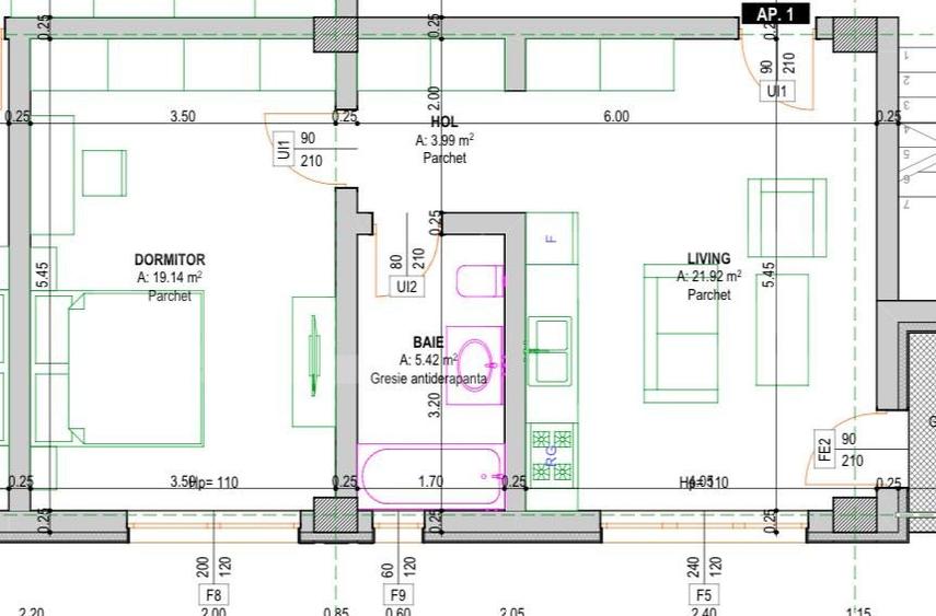 Apartament, 2 camere, 51 mp utili, oras Radauti