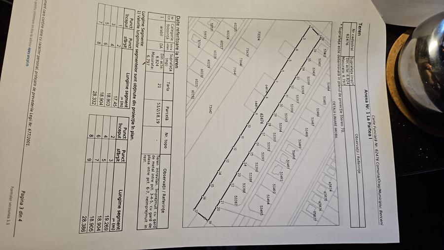 Teren intravilan situat in Orasul Berceni