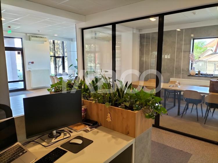 Cladire moderna cu teren 890 mp P+2E+ET birouri si spatiu comercial