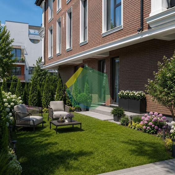 Apartament cu Grădină de 83 mp | 2 Camere| Comision 0