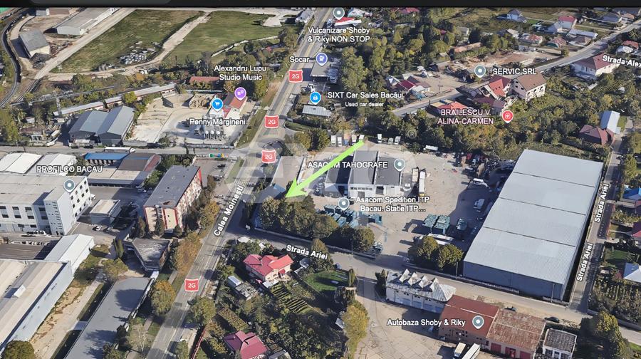 DE ÎNCHIRIAT | Clădire de birouri P+1 | 476 mp | Cal Moinești-zonă industrială