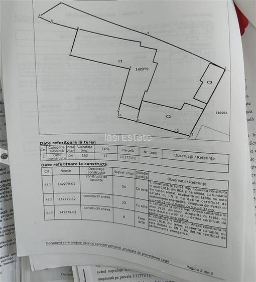 Tatarasi  la 300m de zona Dispecer corp de CASA SC 54mp TEREN 163mp - 8