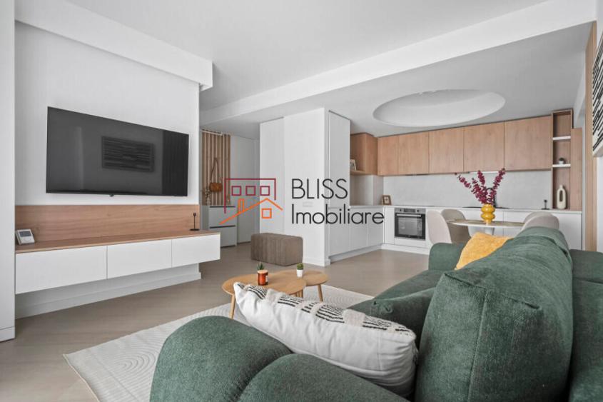 Apartament 3 camere, 2 băi, balcon, mobilat complet, finisaje premium