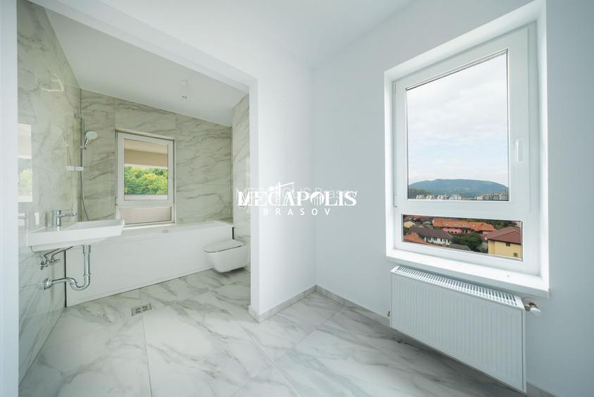 Penthouse 4 camere, 2 terase, panoramă munți și Tâmpa
