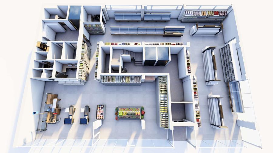 Spatiu Comercial 527 mp DE VANZARE, Ideal Supermarket, Zona Coresi