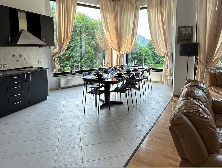 Vila de lux Brasov-Zarnesti-Piatra Craiului-Plaiul Foii, 2 HA, Gym sauna jacuzzi